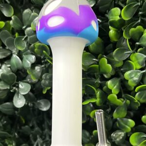 Mushroom Silicone Nectar Collector & Titanium Tip