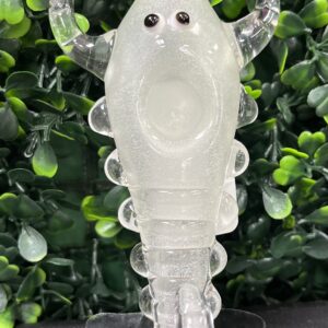 5" Glow In The Dark Glass Scorpion Hand Pipe