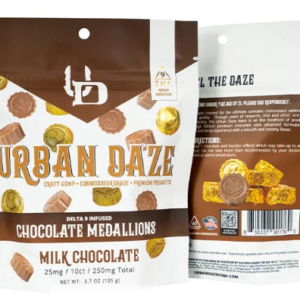 Urban Daze | D9 | Milk Chocolate | 250mg | 10ct