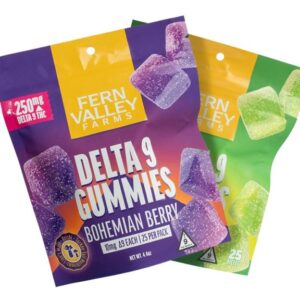 Mushroom Infused Delta 9 Gummies: Green Apple