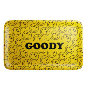 Yellow Pattern Face Rolling Tray