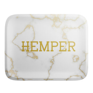 Luxe White Marble Rolling Tray