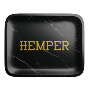 Luxe Black Marble Rolling Tray